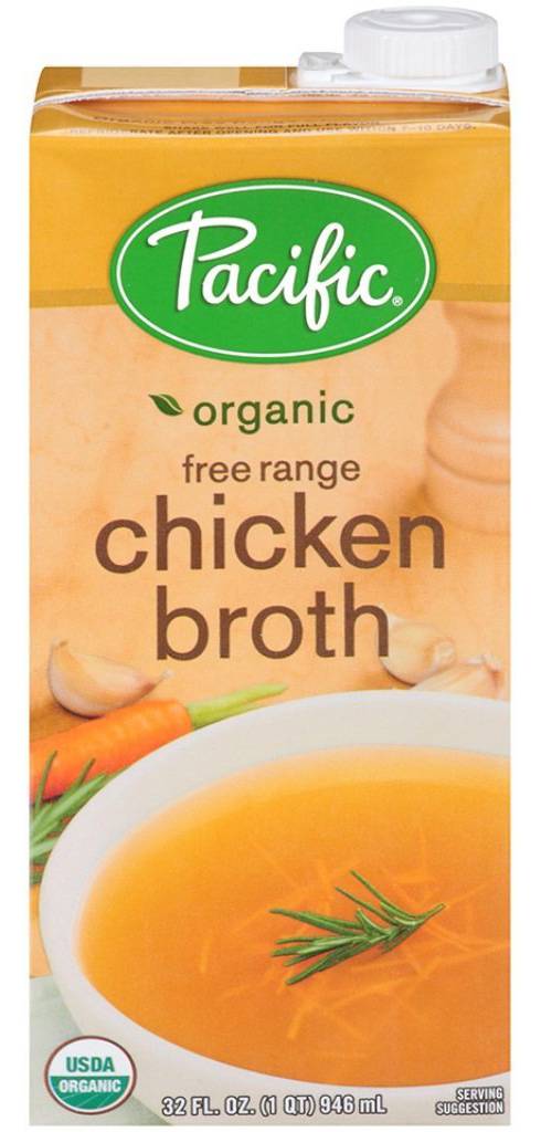 Pacific Natural Organic Chicken Broth - 32 oz