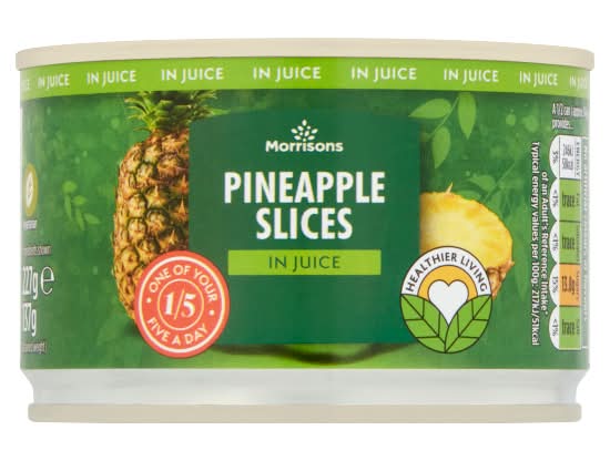 Morrisons Pineapple Slices in Juice (227g)
