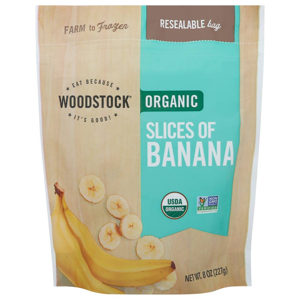 Woodstock Organic Slices Of Banana (8 oz)