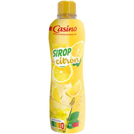 CASINO - Sirop de citron - 75cl