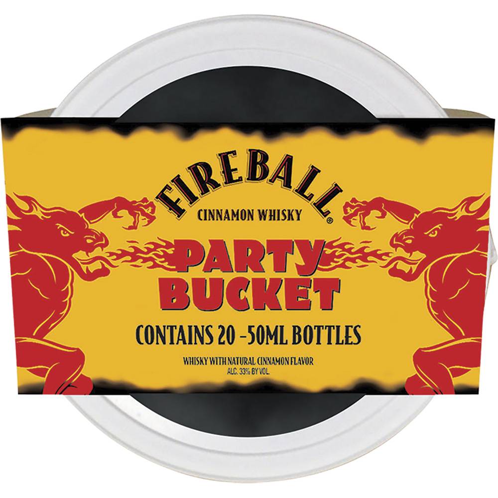 Fireball Cinnamon Whisky Party Bucket  (50ML)