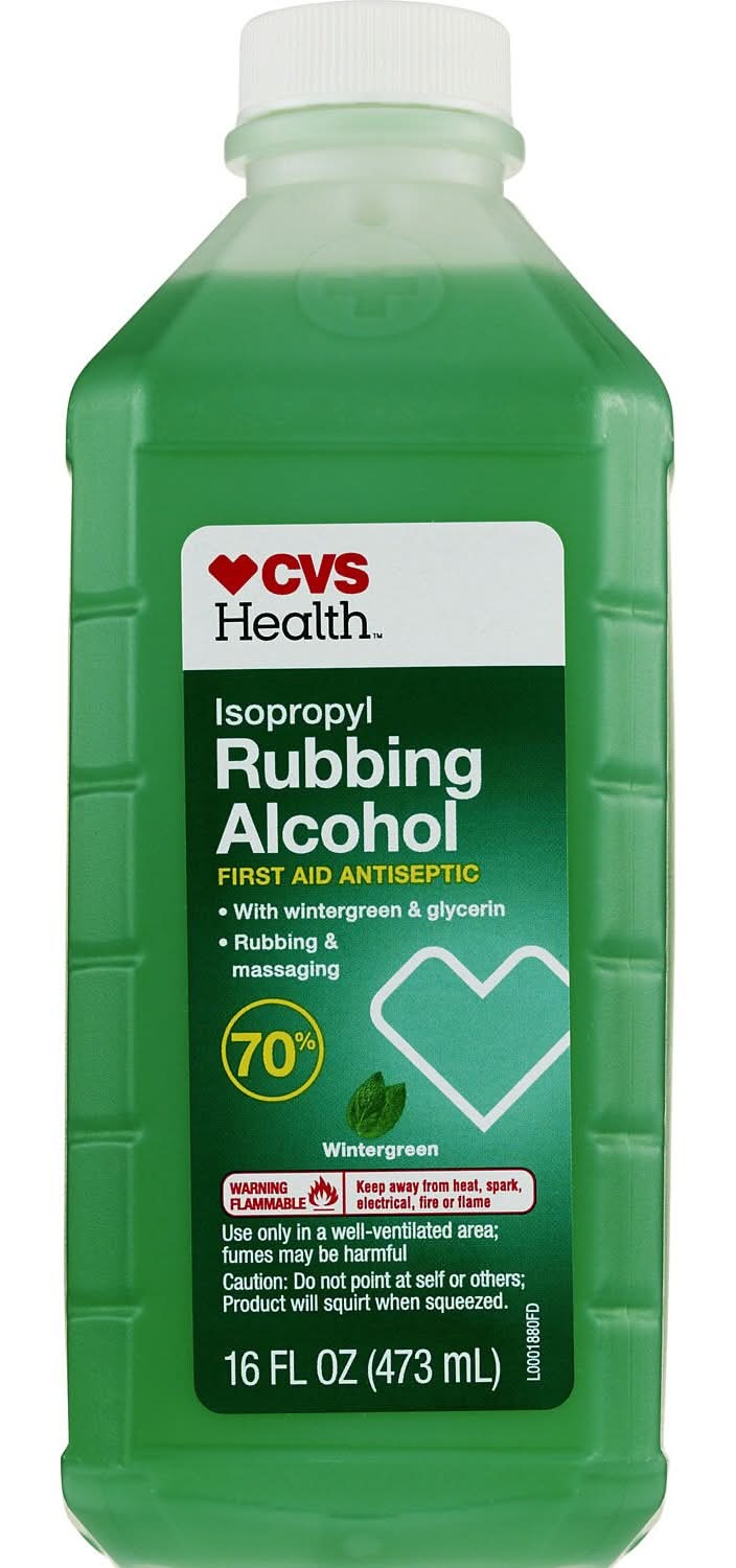 CVS Health Isopropyl Rubbing Alcohol First Aid Antiseptic (16 fl oz)