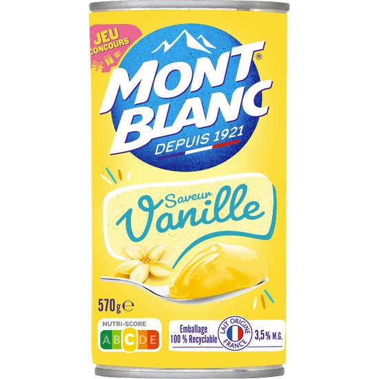 Mont Blanc - Crème dessert (vanille)