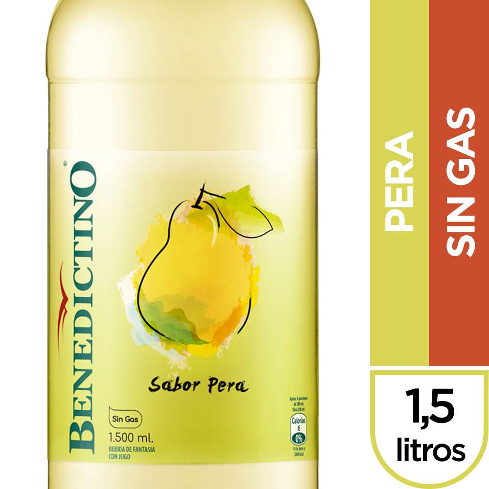 Benedictino · Agua saborizada pera (1,5 L)