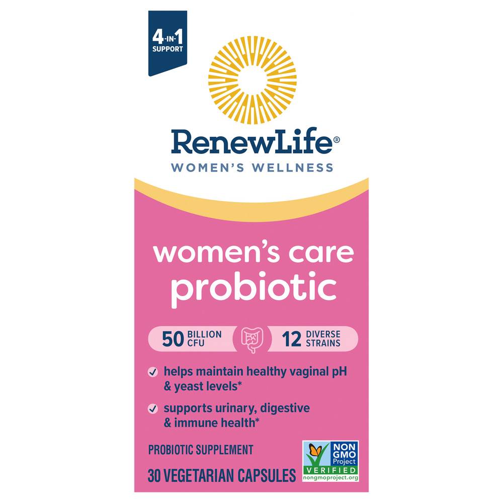 Renew Life Ultimate Flora Women's Vaginal Probiotic Vegetarian Capsules (3.2 oz)