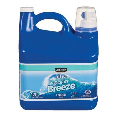 Selection Ocean Breeze Scented Ultra Liquid Laundry Detergent (5.52 L)