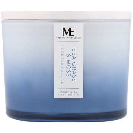Modern Expressions Scented Candle, Sea Grass & Moss (13 oz)
