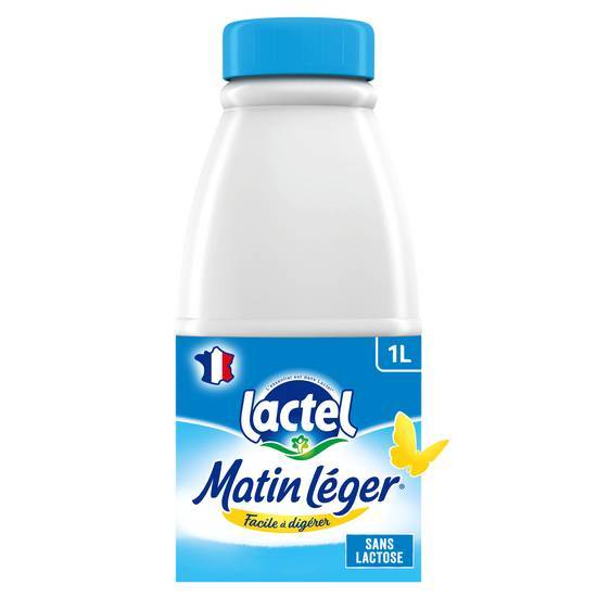 Matin léger de lactel lait m g en bouteille (1l)