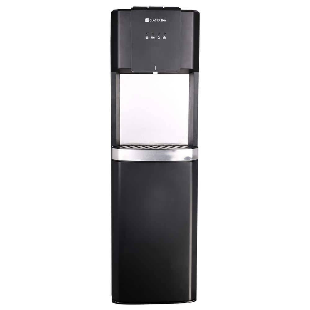 Glacier Bay Matte Black And Stainless Steel Bottom Load Water Dispenser