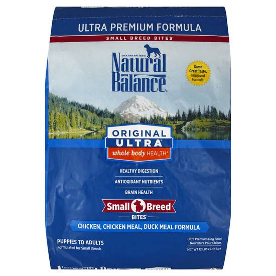 Natural balance small shop breed bites 12 lbs