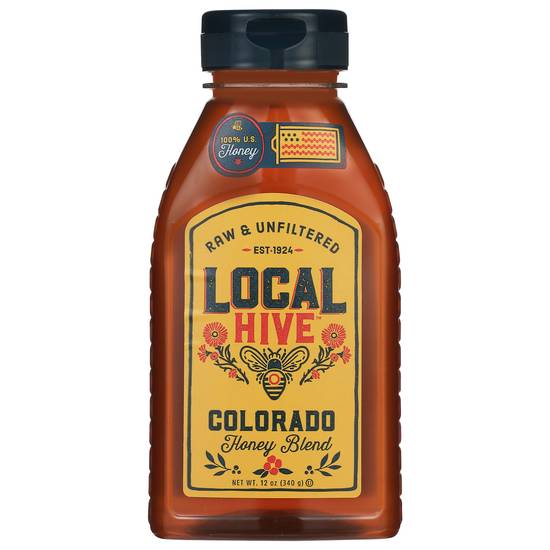 Local Hive Colorado Raw & Unfiltered Honey (12 oz)