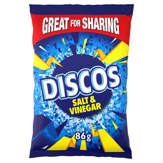 Discos Salt & Vinegar Sharing Crisps 86g