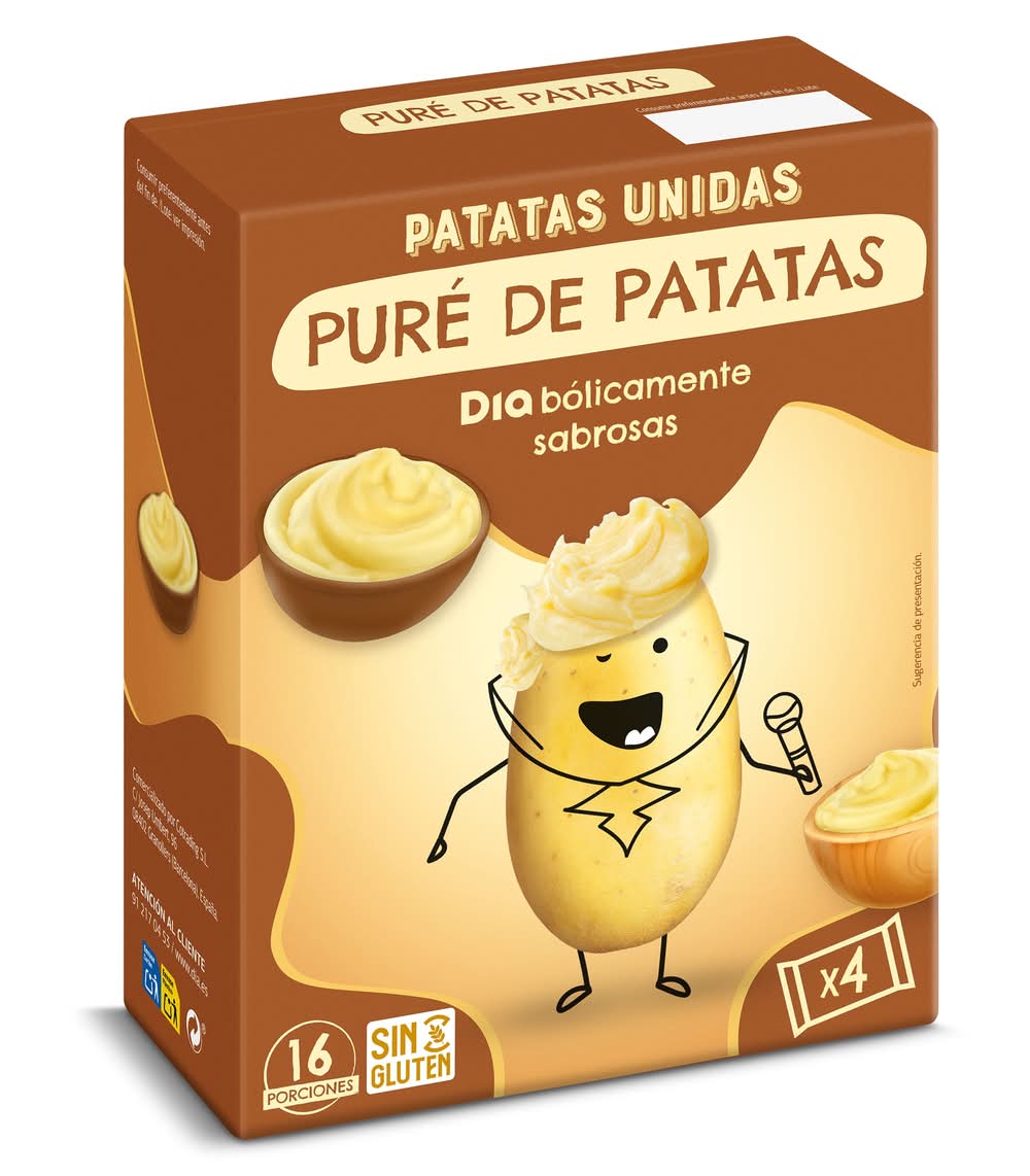 Puré De Patatas Patatas Unidas Dia Caja 500 G