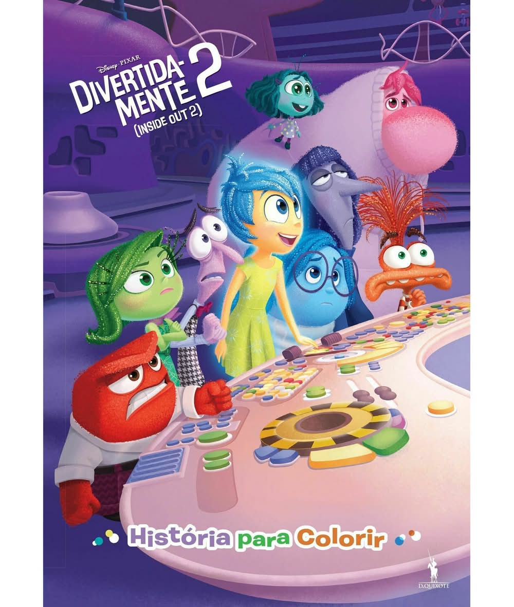 Inside Out 2 : História para Colorir de Disney