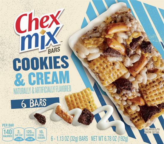 Chex Mix Bars (6 ct) (cookies-cream)