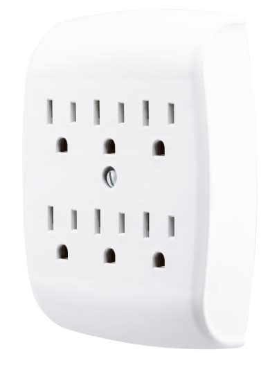 GE Grounding Hex Tap, White