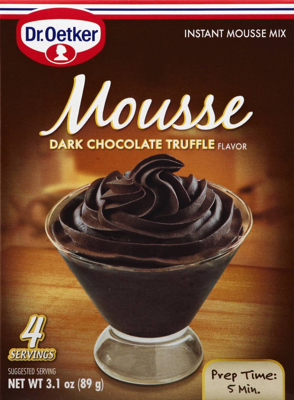 Dr. Oetker Dark Chocolate Truffle Mousse Mix (3.1 oz)