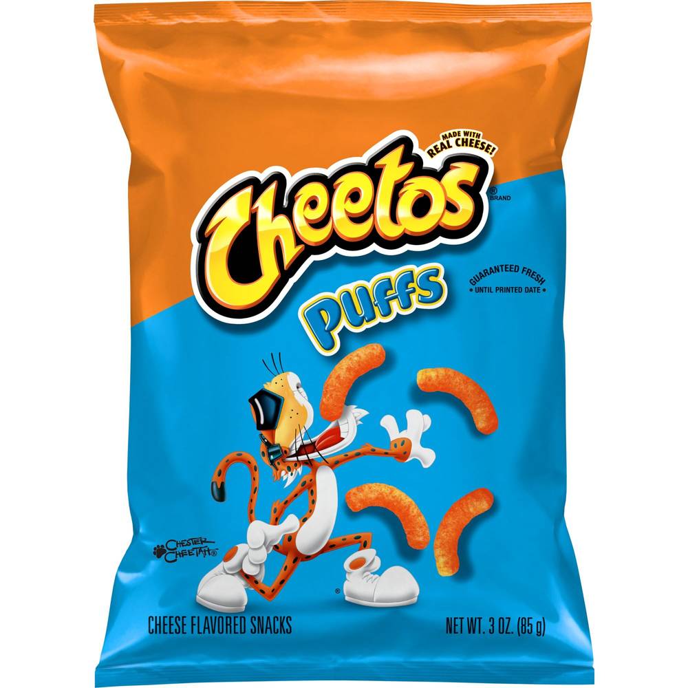 Cheetos Puffs Cheese Flavored Snacks, 3 Oz