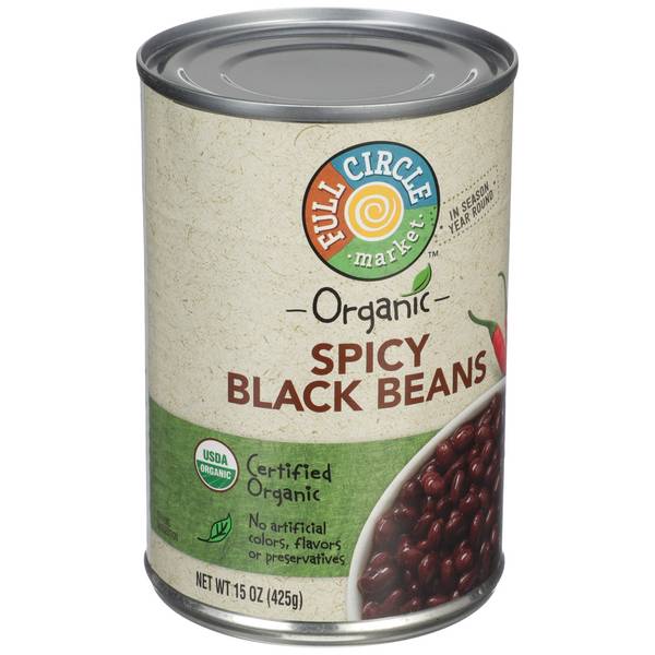 Full Circle Organic Spicy Black Beans (15 oz)