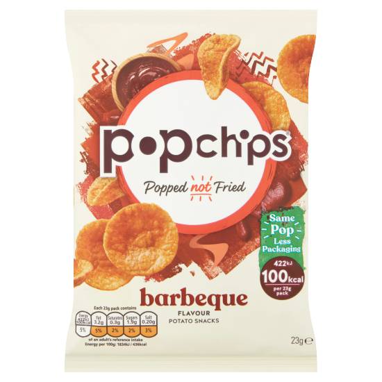 Popchips Barbeque Crisps 23g