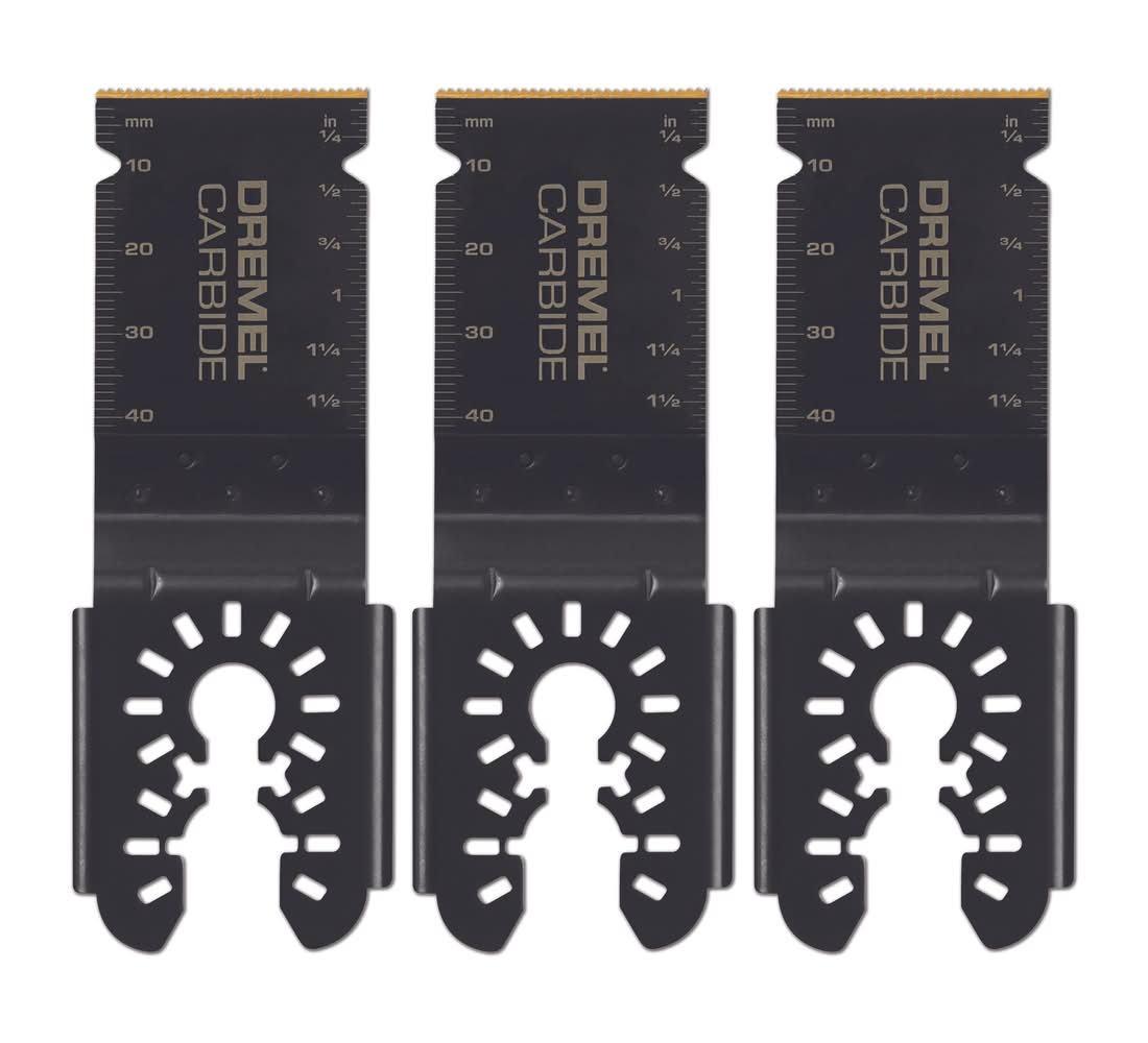 Dremel 1-5/8 In. Carbide Universal Flush Cut Blade 3 Pk