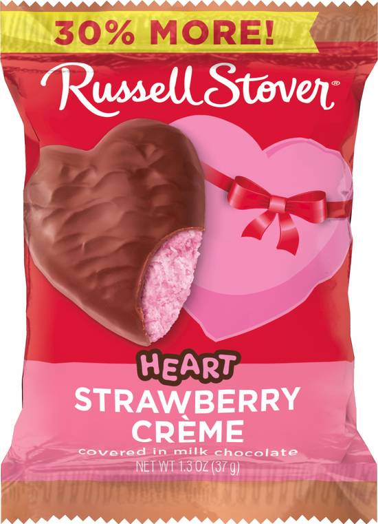 Order Russell Stover's Valentine's Day Milk Chocolate Strawberry Cr�me Heart food online from CVS store, Providence County on bringmethat.com