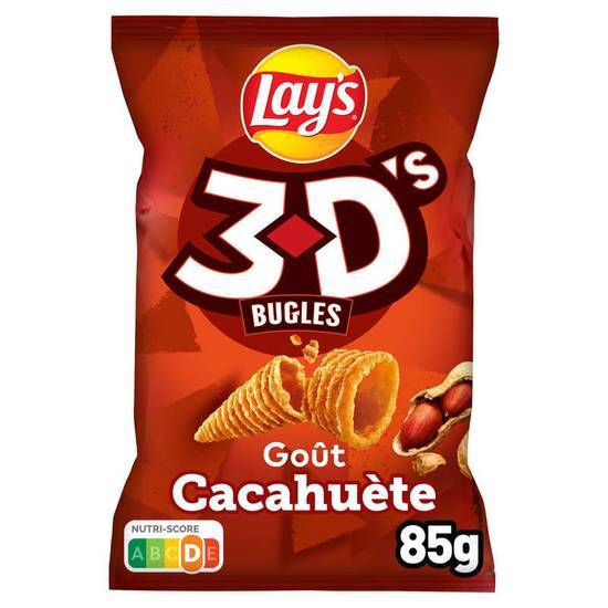 Benenuts Biscuits apéritifs - 3D's Bugles - Cacahuète 85 g