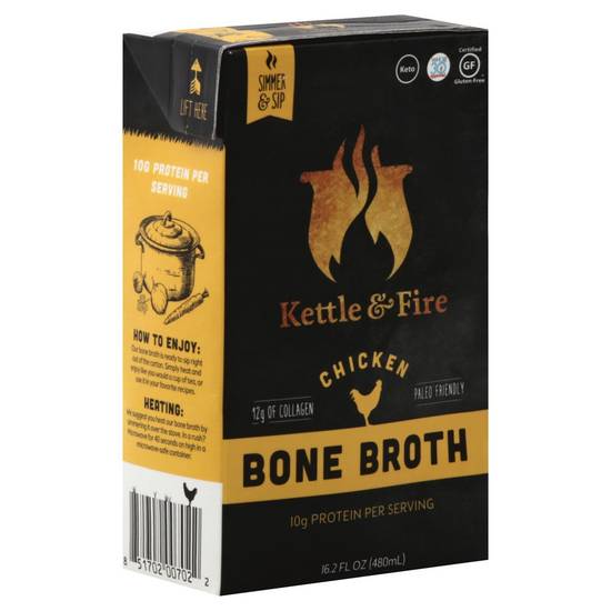 Kettle & Fire Chicken Bone Broth (16.2 fl oz)
