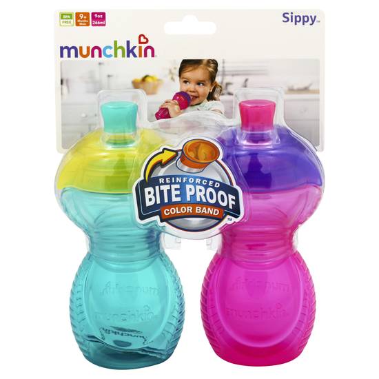 Munchkin Sippy Cups 9 Months (2 cts)