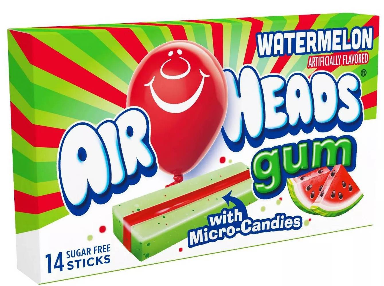 Airheads Gum Watermelon 14 Pcs