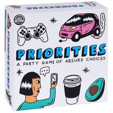 Clarendon Games Priorities the Hilarious New Party Game Of Absurd Choices