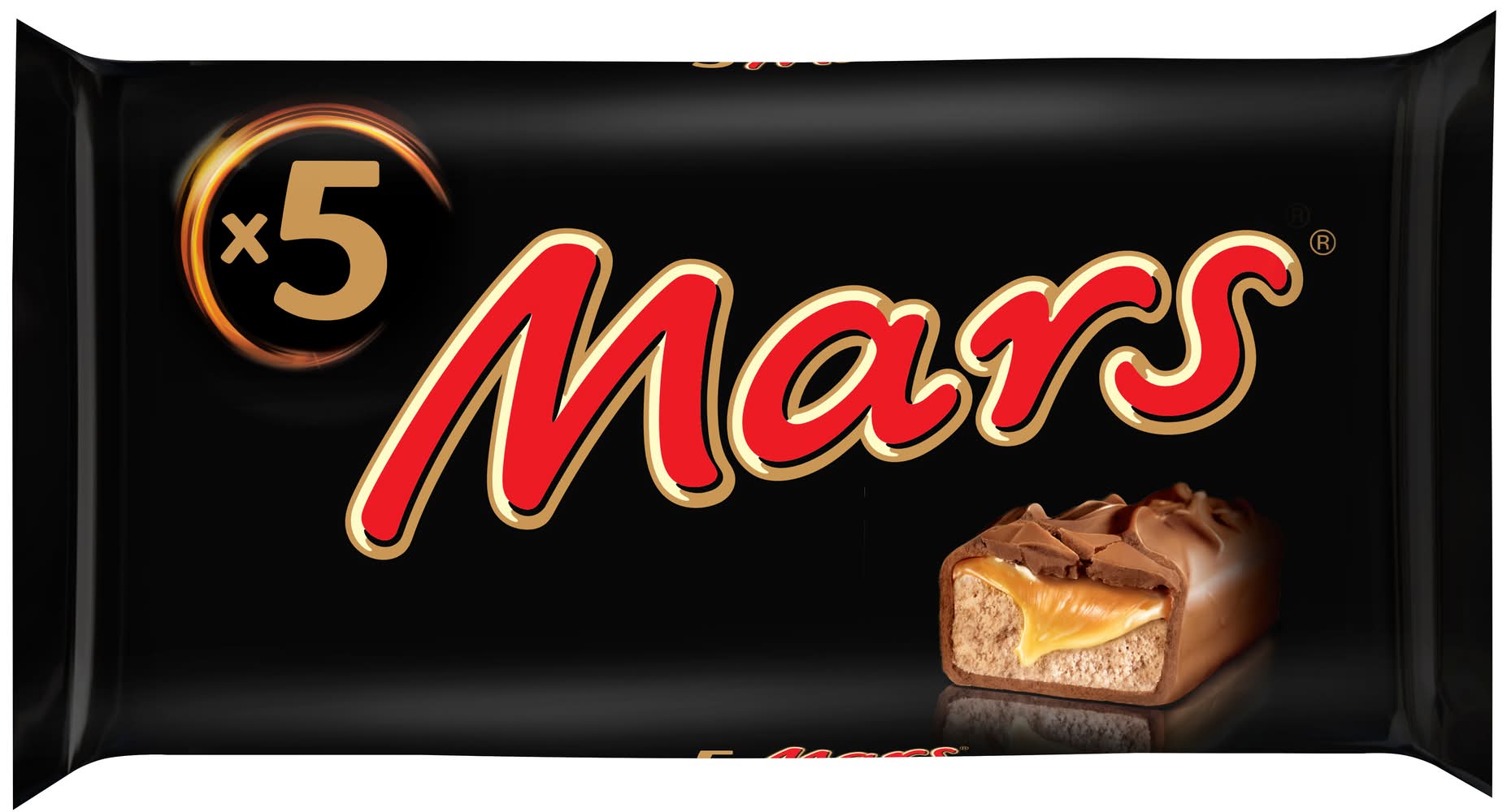 Mars - Barres de chocolat au lait, caramel (5 x 45g)