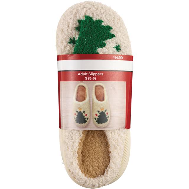 ADULT HOLIDAY SLIPPERS