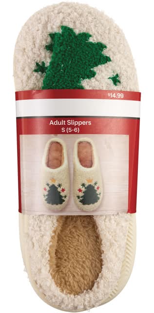 Adult Holiday Slippers