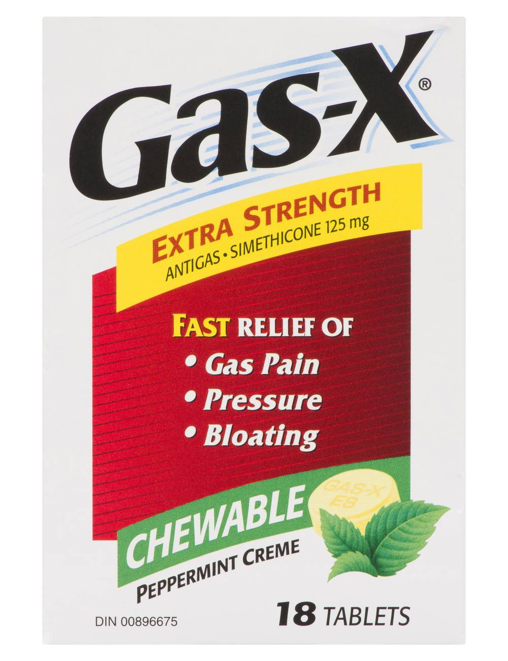 Gas-X Extra Strength Fast Gas Relief Chewables (18 ct)