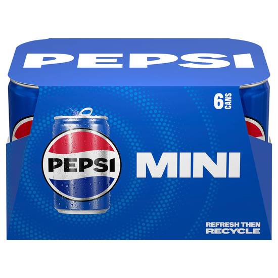 Pepsi Soft Drink (6 pack, 7.5 fl oz)