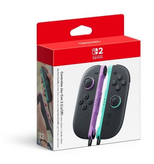 Nintendo Joy-Con Left & Right Controllers, Light Purple/Light Green (2 ct)