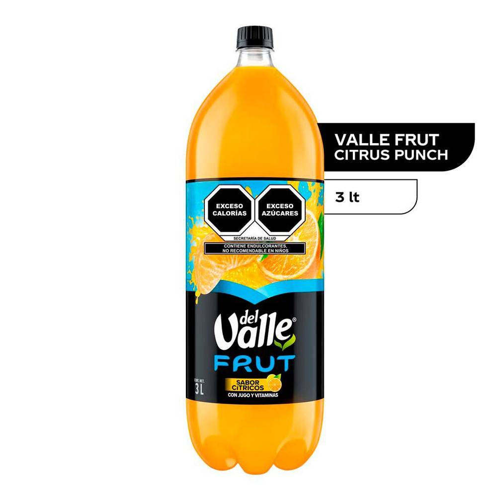 Del valle bebida sabor cítricos (3 l)