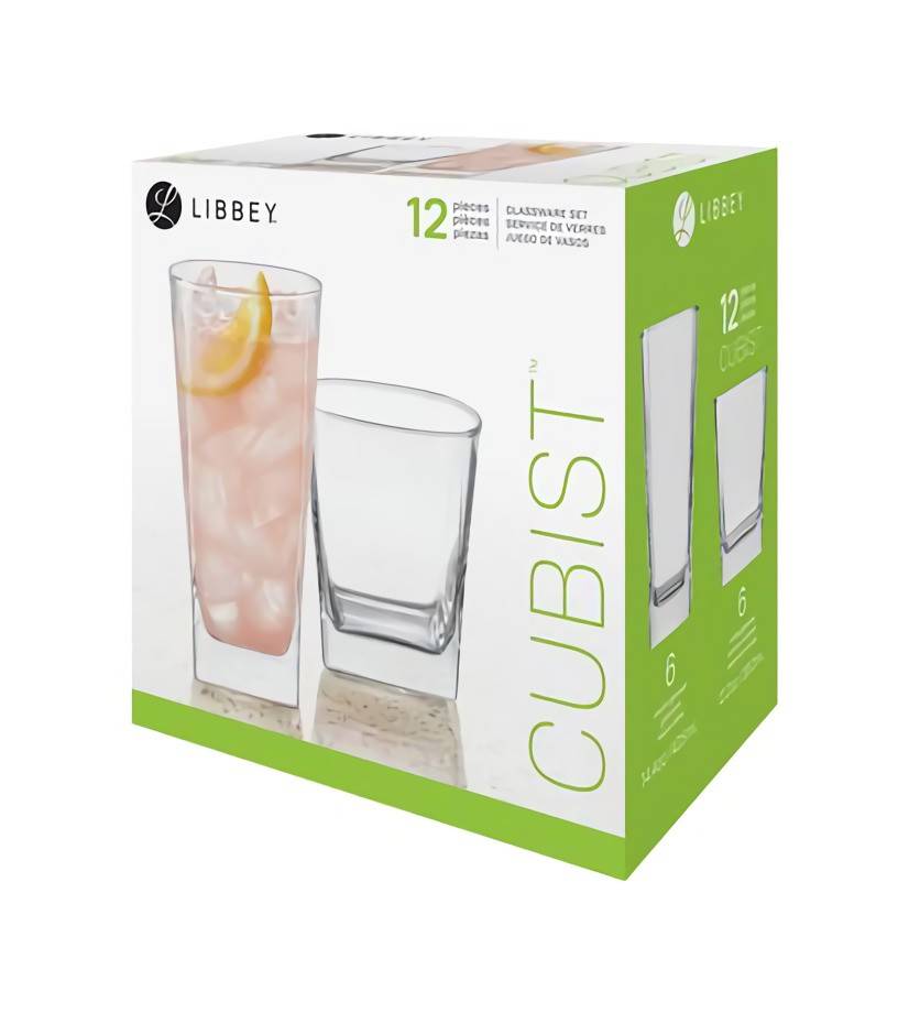 Libbey Cubist Drinkware Set Delivery Near Me Order Online Uber Eats