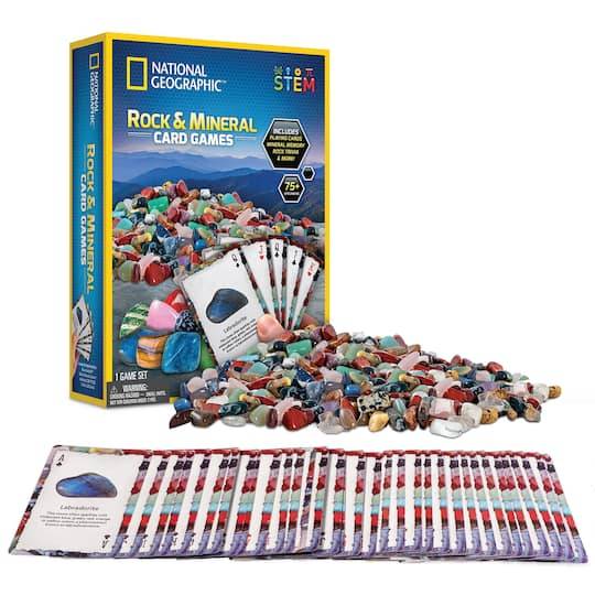 National Geographic S.T.E.M. Rock & Mineral Card Games