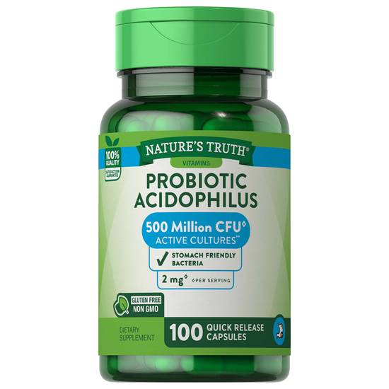 Nature's Truth Probiotic Acidophilus Capsules(100 Ct)