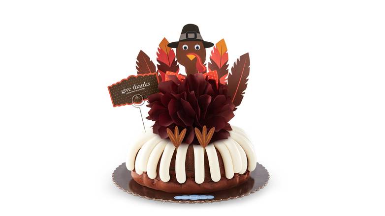 Give Thanks 10" Decorated Bundt Cake