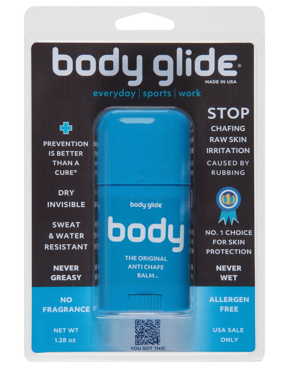 Body Glide The Original Anti Chafe Balm (1.28 oz)