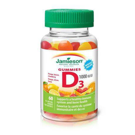 Jamieson Vitamin D 1000 Iu Gummies (60 gummies)