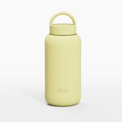 Bink Day Water Bottle With Carry Cap 27 fl oz, 9x3.5 in, Butter