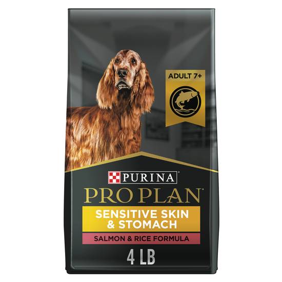 Purina Sensitive Skin & Stomach Dry Dog Food For Senior Dogs Adult 7+ (salmon & rice)