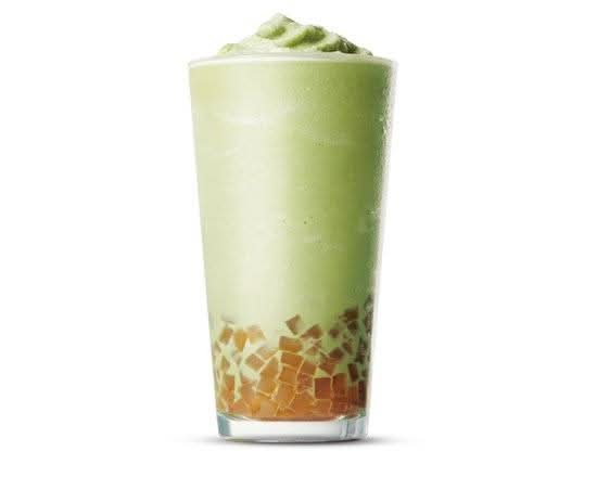 Frozen Matcha with Bubbles