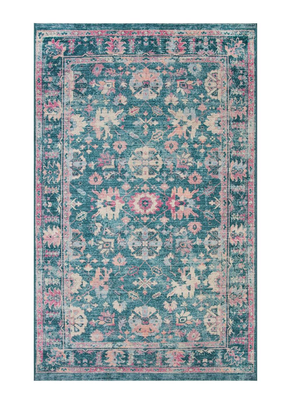 allen + roth 5 X 8 Aria Indoor Floral/Botanical Area Rug | 31473