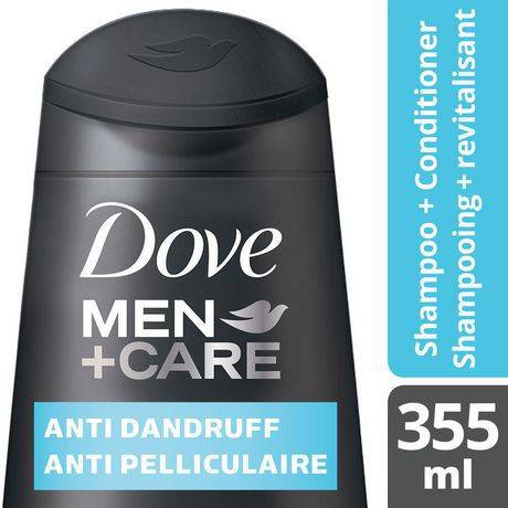 Shampooing antipelliculaire (355 ml) - dove men+care anti dandruff 2in1 shampoo + conditioner 355 ml (355 ml)