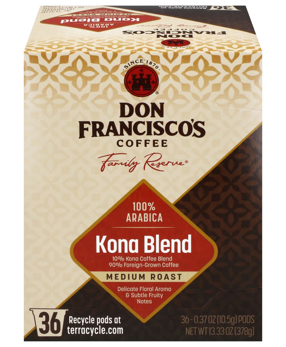 Don Francisco's Family Reserve Medium Roast Kona Blend Coffee (13.3 oz)
